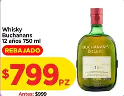HEB Whisky Buchanan's 12 años oferta