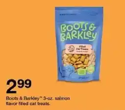 Target Boots & Barkley salmon flavor filled cat treats oferta
