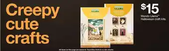 Mondo Llama Halloween craft kits