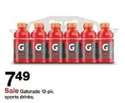 Target Gatorade 12-pk. sports drinks oferta