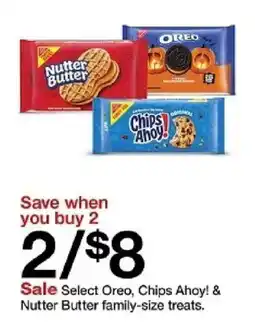 Target Oreo Chips Ahoy! Nutter Butter oferta