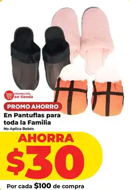 HEB Pantuflas para toda la Familia oferta
