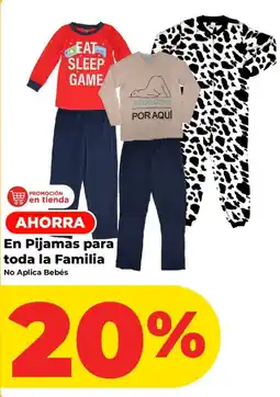 HEB Pijamas para toda la Familia oferta
