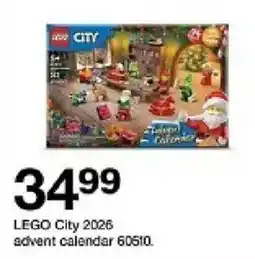 Target lego city 2026 advent calendar oferta