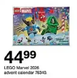 Target lego marvel 2026 advent calendar oferta