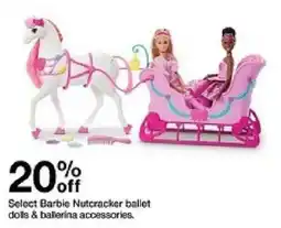 Target Select Barbie Nutcracker ballet dolls & ballerina accessories. oferta