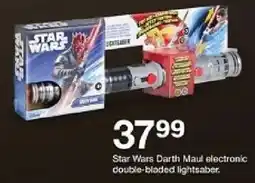 Target Star Wars Darth Maul electronic double-bladed lightsaber oferta