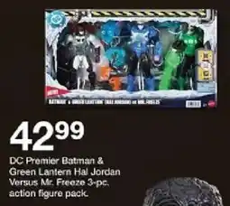 Target DC Premier Batman & Green Lantern Hal Jordan Versus Mr. Freeze 3-pc. action figure pack oferta
