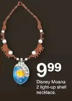 Target Disney Moana 2 light-up shell necklace oferta
