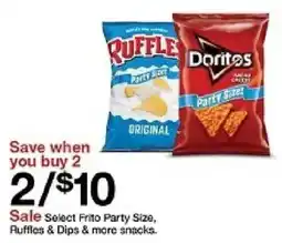 Target Ruffles Doritos oferta