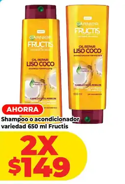 HEB Garnier Fructis Oil Repair Liso Coco oferta