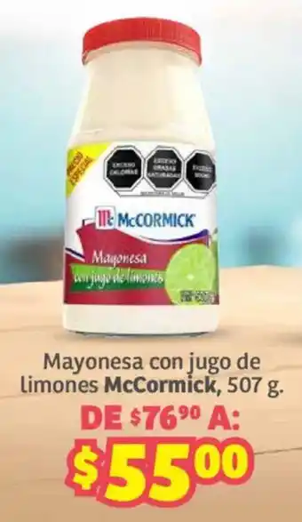 Mayonesa con jugo de limones McCormick