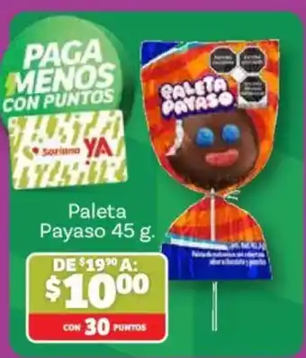 Soriana Híper Paleta Payaso oferta