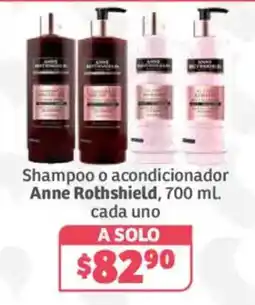 Soriana Híper Anne Rothshield shampoo o acondicionador oferta
