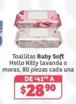 Soriana Híper Hello Kitty Toallitas Baby Soft oferta