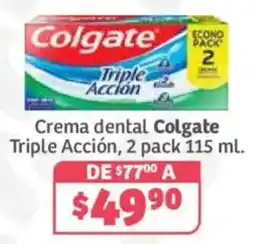 Soriana Híper Colgate Crema dental Triple Acción oferta