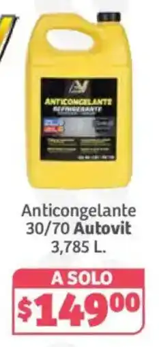 Soriana Híper Autovit Anticongelante 30/70 oferta