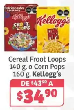 Soriana Híper Kellogg's Froot Loops oferta