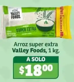 Soriana Híper Valley Foods Arroz super extra oferta