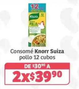 Soriana Híper Knorr consomé suiza pollo 12 cubos oferta
