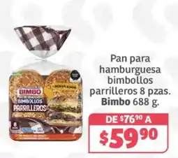 Soriana Híper Bimbo pan para hamburguesa bimbollos parrilleros oferta