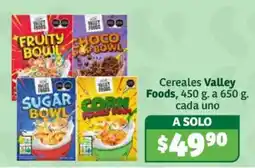Soriana Híper Cereales Valley Foods oferta