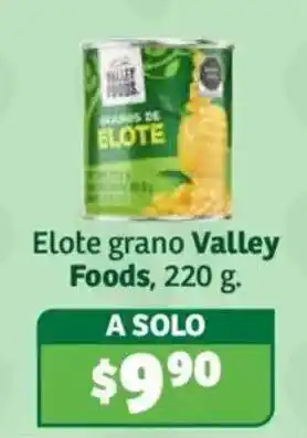 Soriana Híper Valley Foods Elote grano oferta