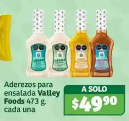 Soriana Híper Aderezos para ensalada Valley Foods oferta