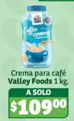 Soriana Híper Valley Foods Crema para café oferta