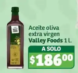 Soriana Híper Valley Foods aceite oliva extra virgen oferta