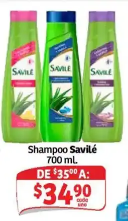Soriana Híper Savile shampoo oferta