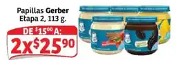 Soriana Híper Gerber Papillas Etapa 2 oferta