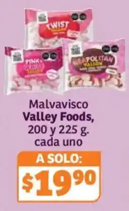 Soriana Híper Malvavisco Valley Foods oferta
