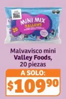 Soriana Híper Malvavisco mini oferta