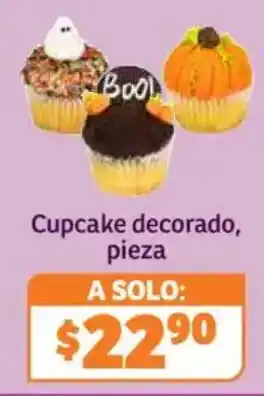 Soriana Híper Cupcake decorado oferta