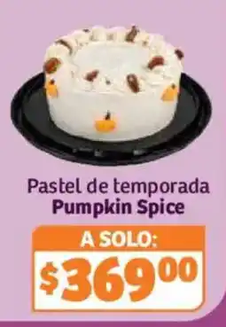 Soriana Híper Pastel de temporada Pumpkin Spice oferta
