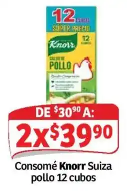 Soriana Híper Knorr consomé pollo 12 cubos oferta