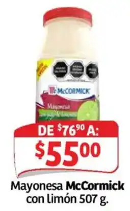 Soriana Híper Mayonesa McCormick con limón oferta