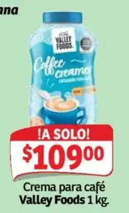 Soriana Híper Valley Foods Crema para café oferta