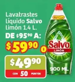 Soriana Híper Salvo lavatrasstes líquido limón oferta