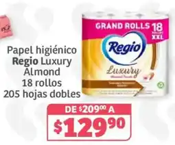 Soriana Híper Regio Luxury Almond oferta