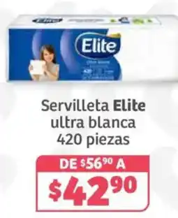 Soriana Híper Servilleta Elite ultra blanca oferta