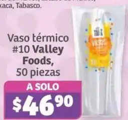 Soriana Híper Valley Foods Vaso térmico #10 oferta