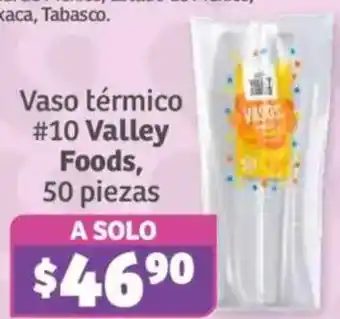 Soriana Híper Valley Foods Vaso térmico #10 oferta