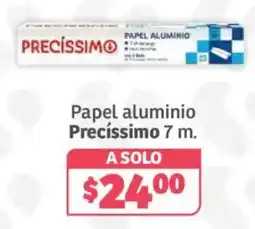 Soriana Híper Precíssimo papel aluminio oferta