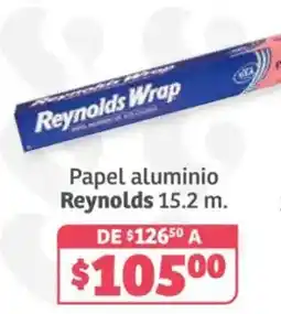 Soriana Híper reynolds papel aluminio oferta