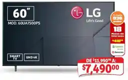 Soriana Híper LG 60UA7500PS oferta