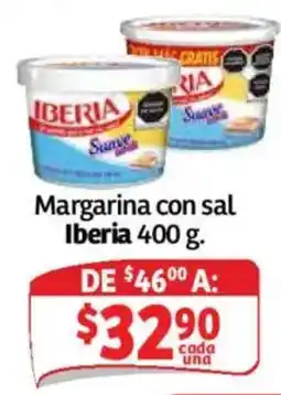 Soriana Híper Iberia margarina con sal oferta