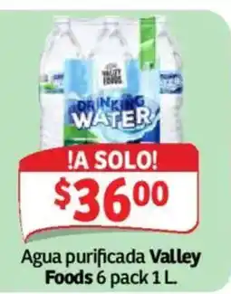 Soriana Híper Valley Foods Agua purificada oferta