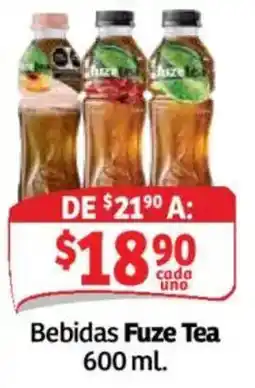 Soriana Híper Bebidas Fuze Tea oferta